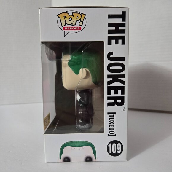 Pop! Heroes - Suicide Squad - The Joker (Tuxedo) - #109 (Hot Topic Exclusive) - Picture 2 of 6